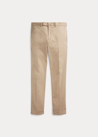 Pantalones Chinos Ralph Lauren Hombre Kaki - Slim Fit Stretch - JBHVU2706